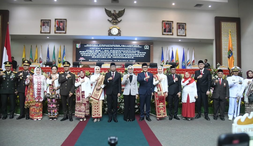 Semarak HUT ke-80 RI, DPRD Lampung Gelar Rapat Paripurna Istimewa