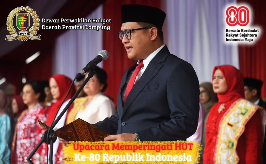 Ahmad Giri Akbar Bacakan Teks Proklamasi di Peringatan Kemerdekaan ke-80 RI