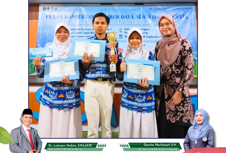 Siswa MAN 1 Bandar Lampung Raih Juara II LCT Biologi PKSDA XXIX Universitas Lampung
