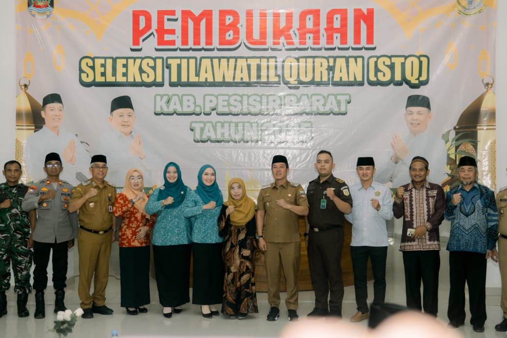 Buka STQ Pesisir Barat 2025, Bupati Ajak Masyarakat Amalkan Nilai Al-Quran