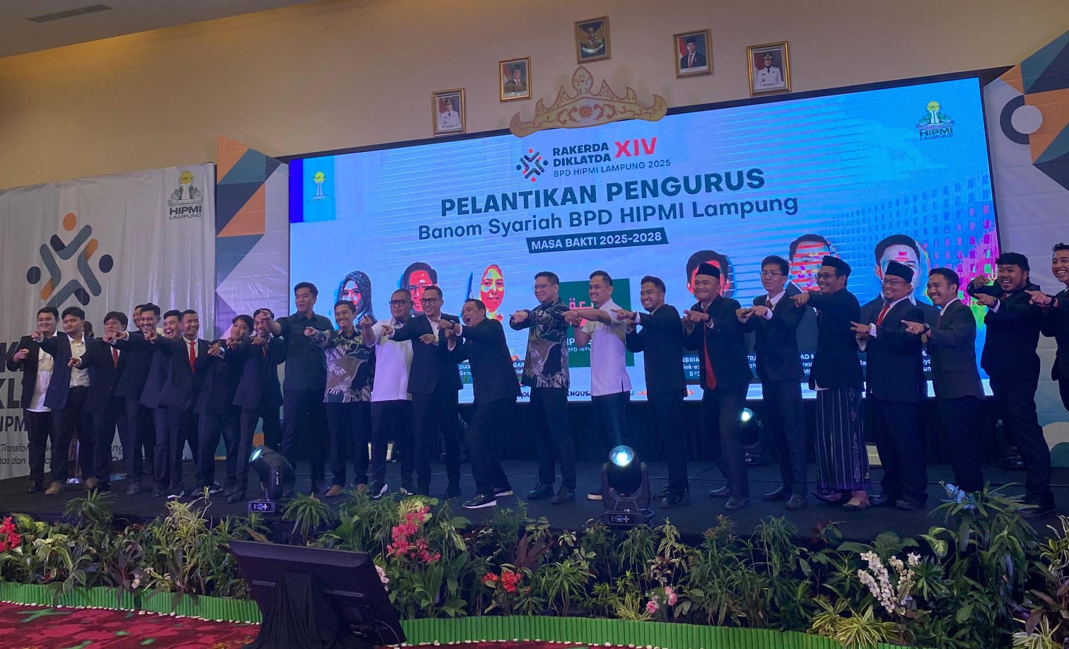Pengurus HIPMI Syariah Lampung Dilantik, Siap Dorong Ekonomi Syariah dan Wisata Halal