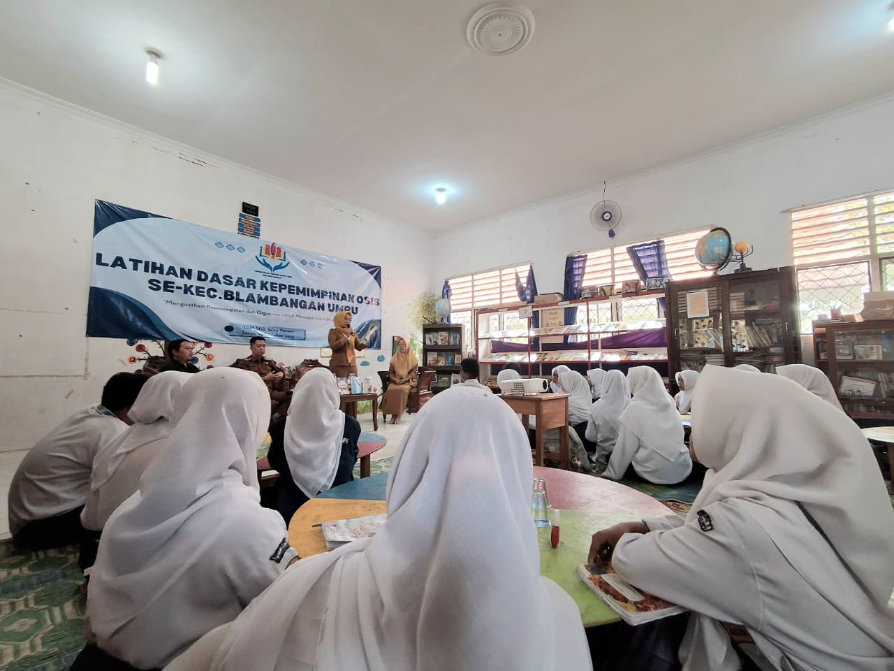 TBM SKB Way Kanan Gelar Latihan Dasar Kepemimpinan untuk Pengurus OSIS