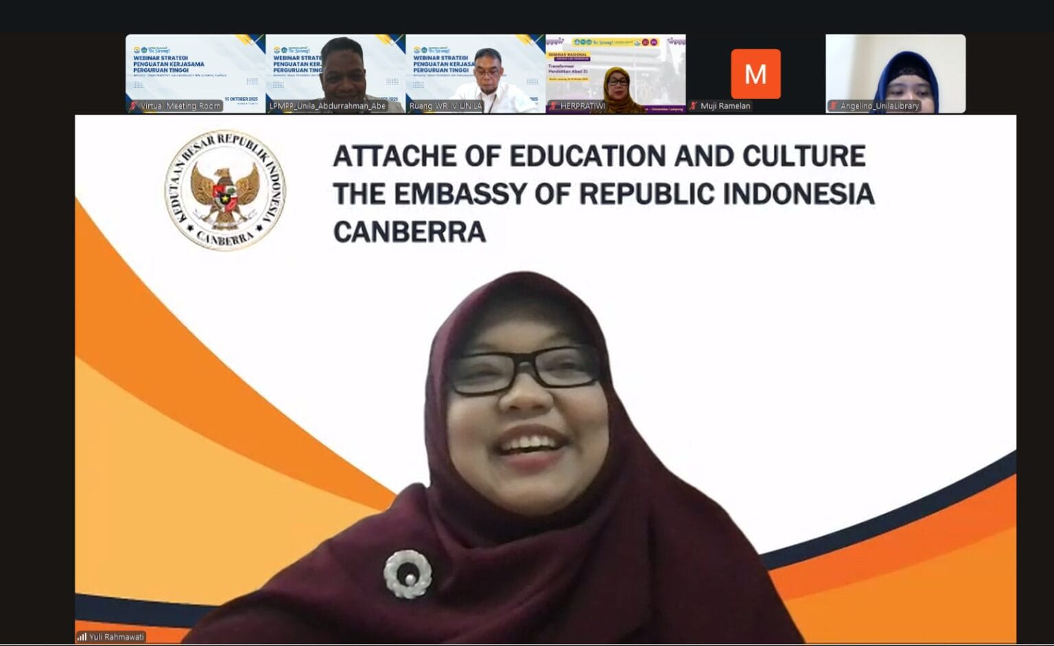 Atdikbud Canberra Tawarkan Peluang Kolaborasi Australia dengan Unila