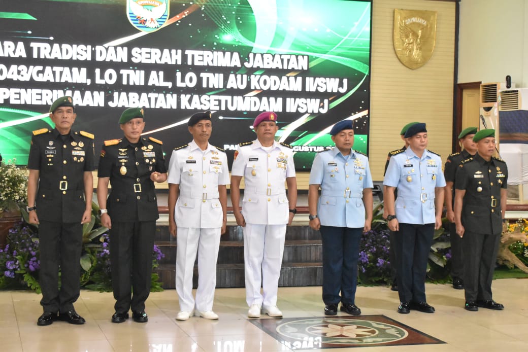 Brigjen Haryantana Resmi Jabat Danrem 043/Gatam Gantikan Brigjen Rikas