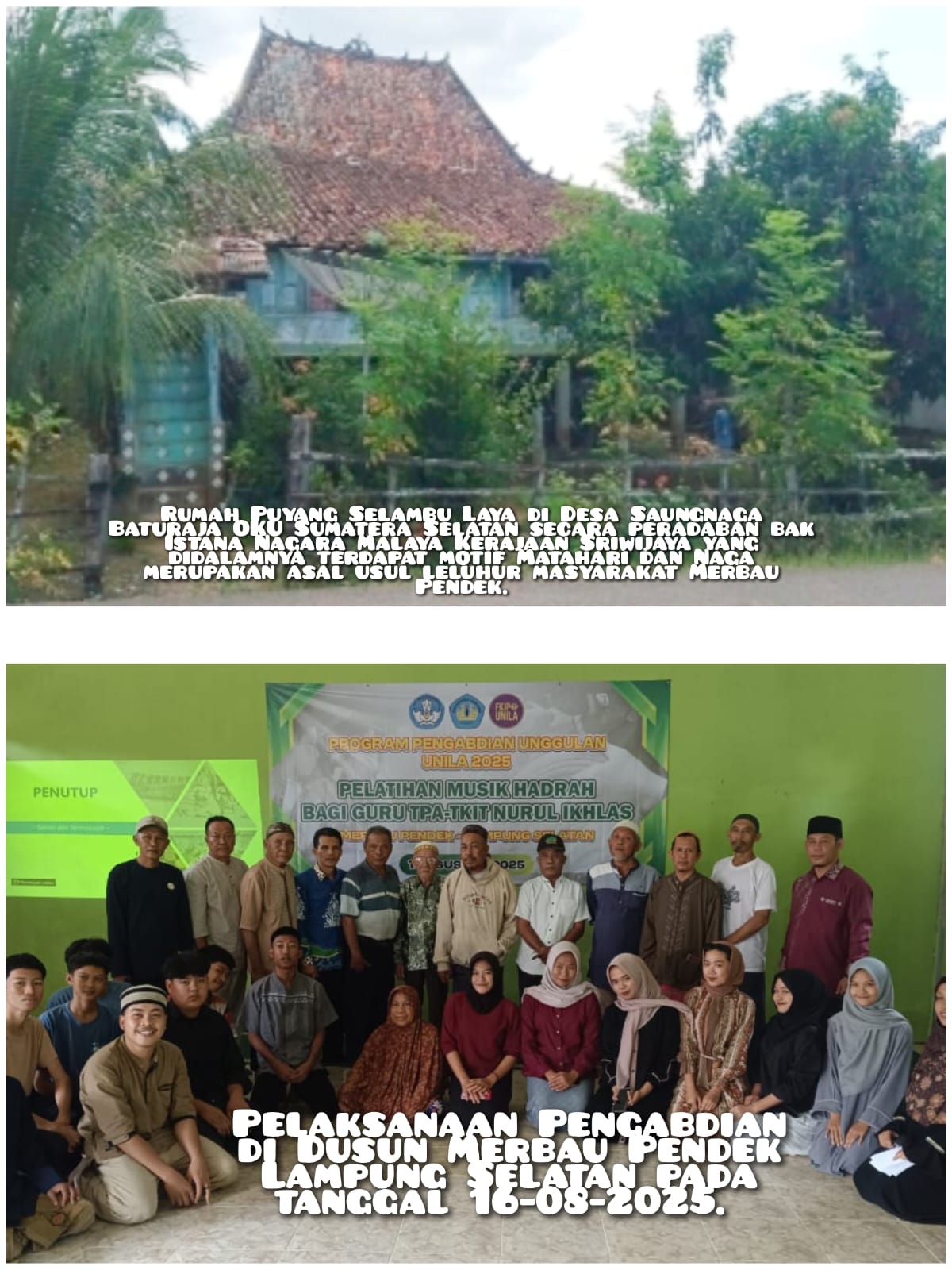 Pelatihan Hadrah Gali Potensi Pemuda Dusun Merbau Pendek