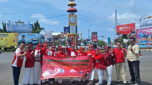 Rayakan HUT RI dan Organisasi, TP Sriwijaya Lampung Gelar Bakti Sosial dan Syukuran