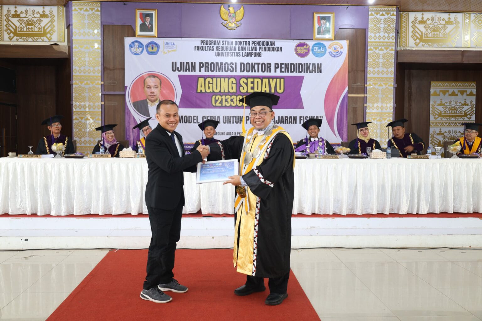 Tingkatkan Keterampilan Abad 21, Agung Sedayu Lulus Doktor Berkat Model CERIA