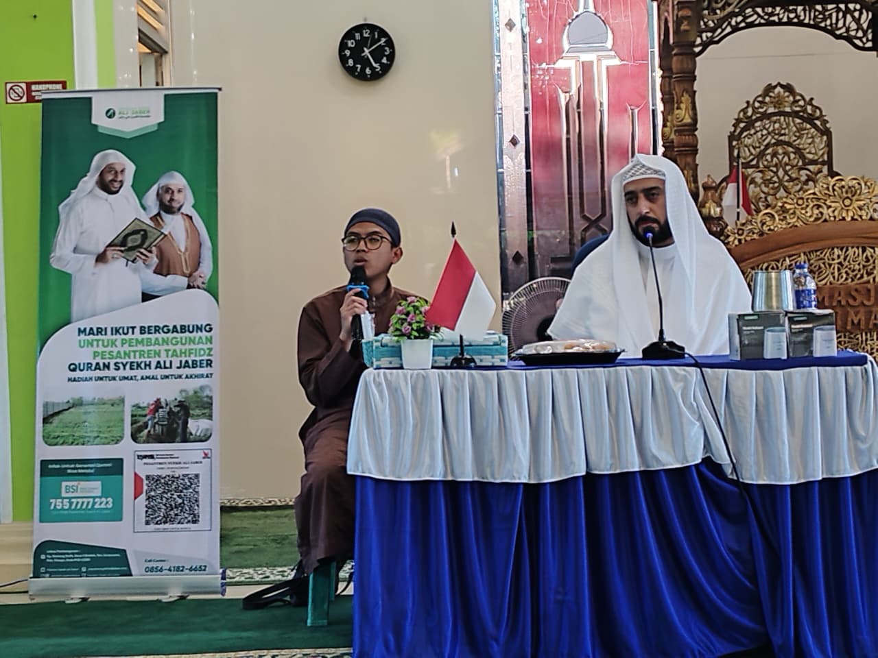 Masjid Al Iman Gedong Meneng Bandar Lampung Peringati Maulid Nabi Muhammad, Hadirkan Ulama Madinah Syekh Adly Jaber