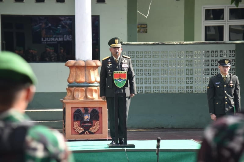 Kasdam Radin Inten Pimpin Upacara Hari Kesaktian Pancasila 2025 di Bandar Lampung