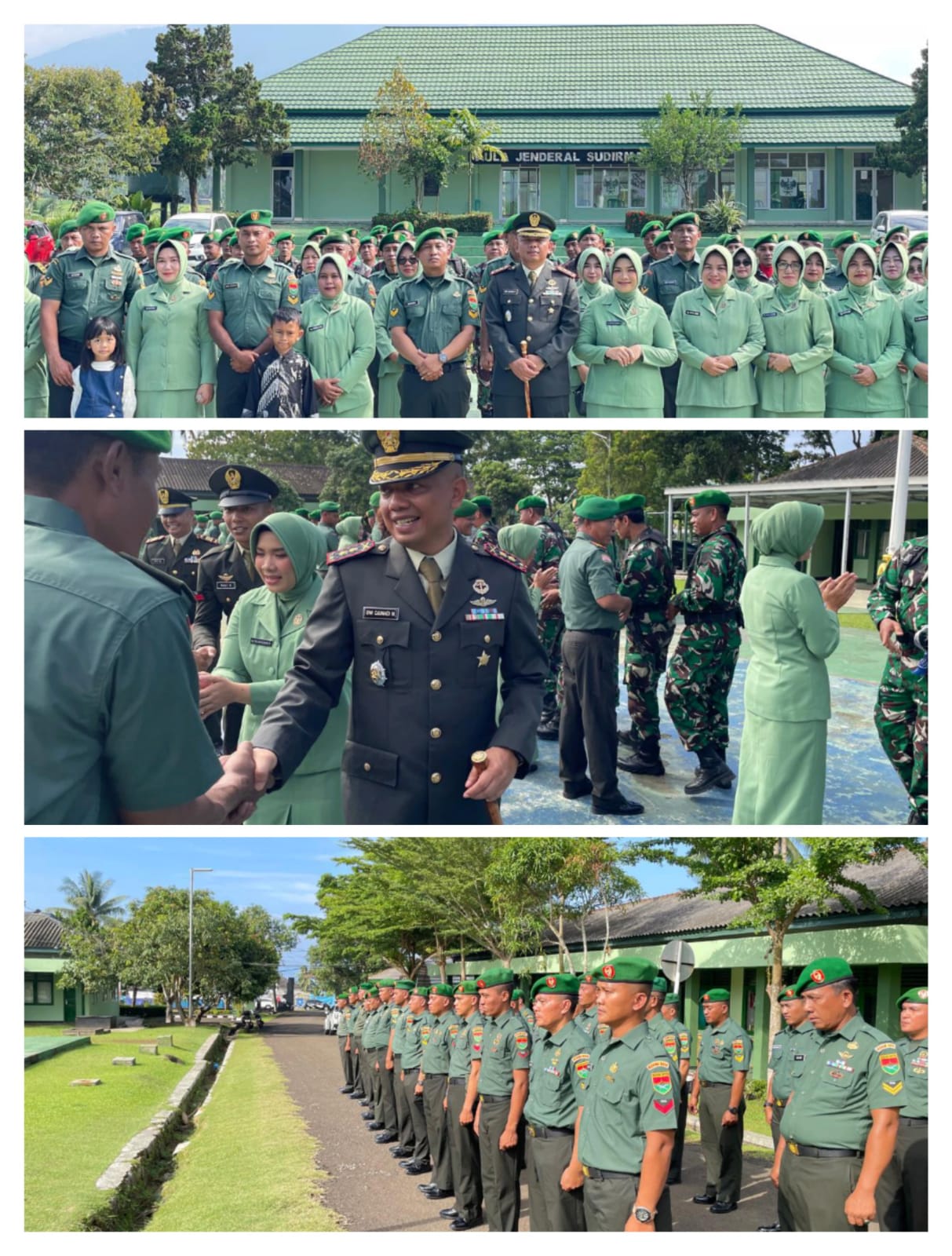 35 Prajurit Kodim 0424/Tanggamus Naik Pangkat