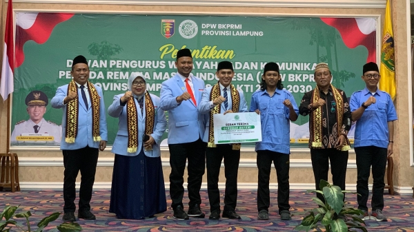 Dilantik, BKPRMI Lampung Luncurkan UMKM EMAS