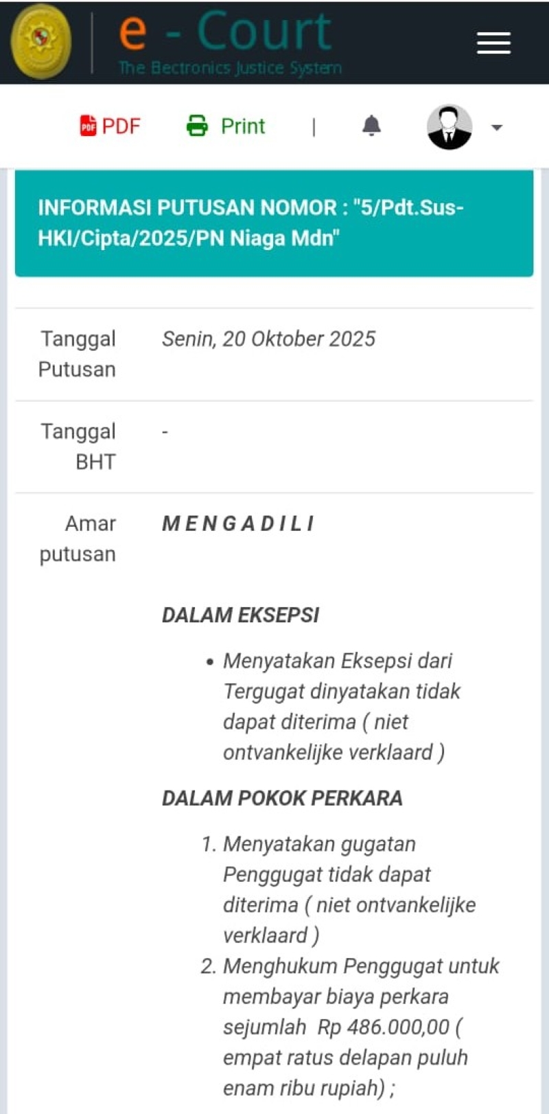 Sidang Gugatan Logo IWO: PN Medan Tolak Seluruh Eksepsi PWO, Status Sengketa Masih Status Quo