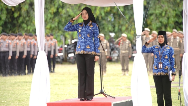 Hujan Deras Tak Padamkan Api Sumpah Pemuda di Lampung