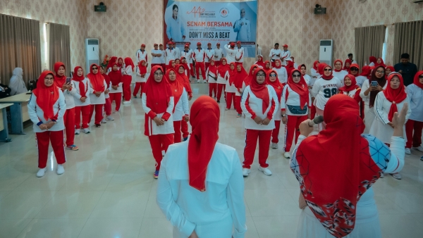 Cegah Penyakit Jantung, YJI Lampung Ajak Warga Terus Bergerak