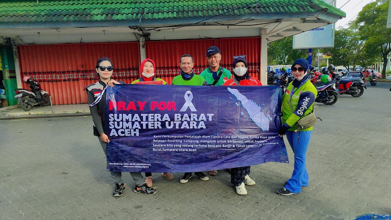 Peduli Bencana Sumatera, ESCORTING dan GARDA Lampung Kembali Turun ke Jalan